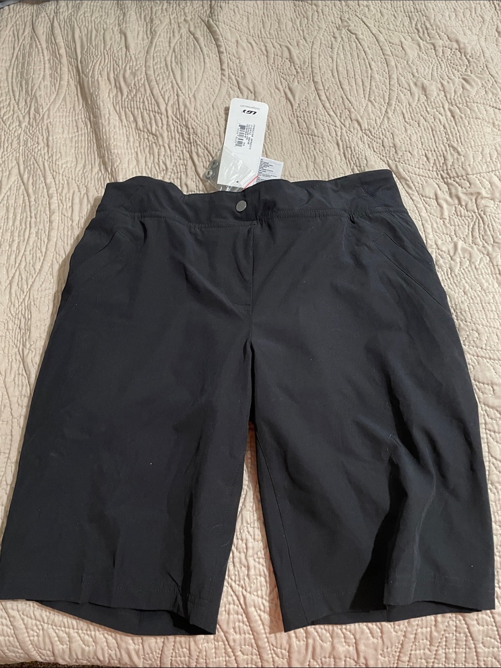 Black Women's Bike Shorts - Lightweight Active Stretch